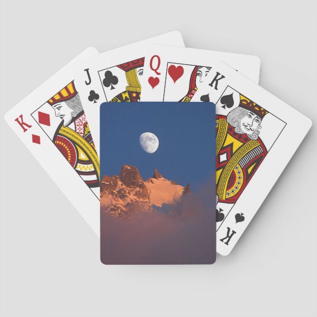 Jeu De Cartes À l'aube | Aiguille du Plan Chamonix, France (dos)