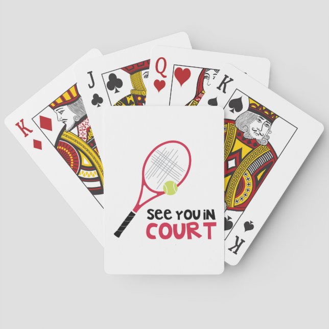 Jeu De Cartes A Voir En Cour (dos)