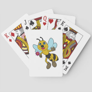 Jeu De Cartes Abeille à fleurs