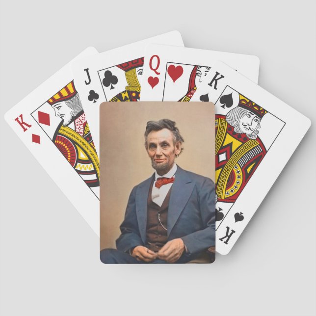 Jeu De Cartes Abraham Lincolon (dos)