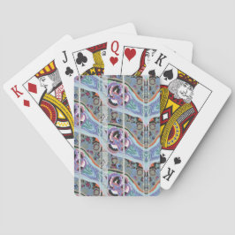 Jeu De Cartes Abstract pattern background, seamless illustration