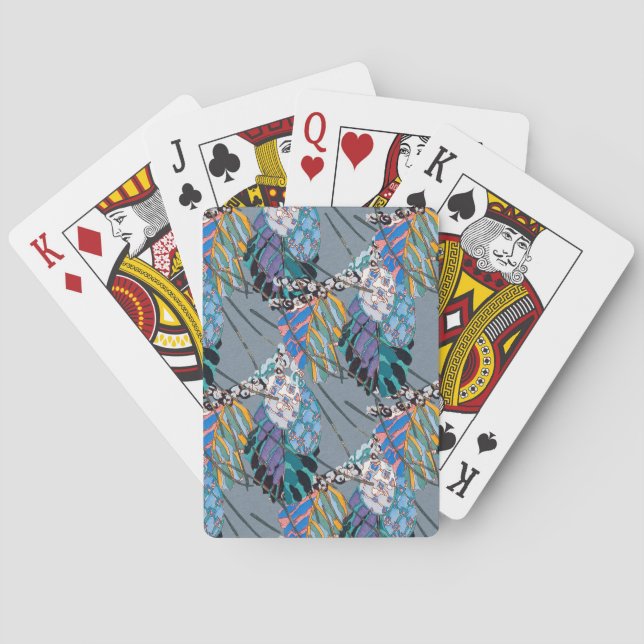 Jeu De Cartes Abstract pattern seamless illustration 3 (dos)