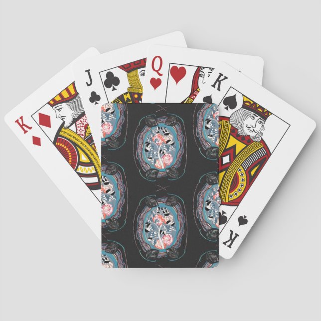 Jeu De Cartes Abstract pattern , seamless illustration 7 (dos)