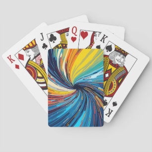 Jeu De Cartes Abstrait de couleur