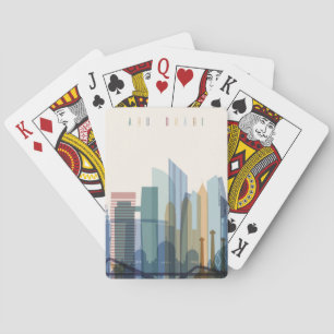 Jeu De Cartes Abu Dhabi, Émirats arabes unis   City Skyline
