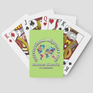 Jeu De Cartes Acceptez la diversité. Journée internationale des 