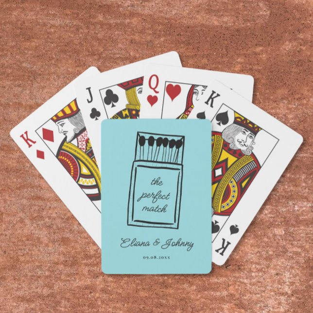 Jeu De Cartes Accueil du Mariage de Matchbook Parfait (Créateur téléchargé)