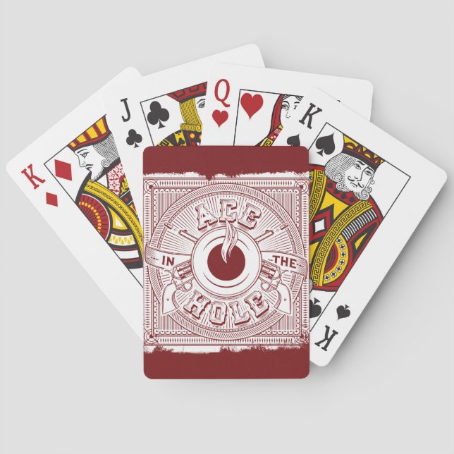Jeu De Cartes Ace dans le trou Jouer des cartes (dos)