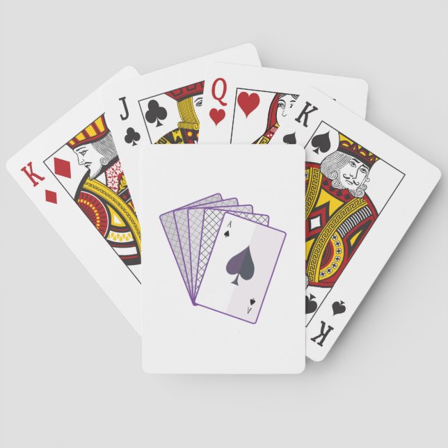 Jeu De Cartes Ace De Pique (dos)