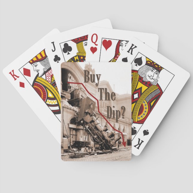 Jeu De Cartes Acheter L'Humour Du Marché Stock Dip (dos)