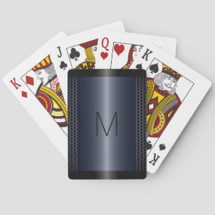 Jeu De Cartes Acier inoxydable métallique gris métallique Revête