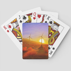 Jeu De Cartes Actionné par le vent