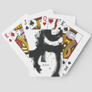 Jeu De Cartes Add Your Initials Onyx Gesture