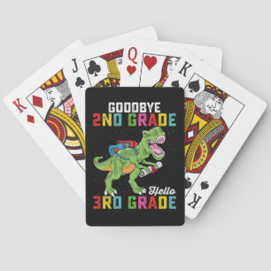 Jeu De Cartes Adieu 2e année Bonjour 3e année T Rex Dinosaur
