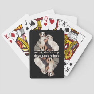 Jeu De Cartes ADOPT, DON'T SHOP save the animals dog rescue