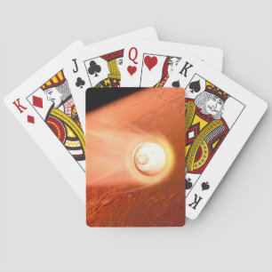 Jeu De Cartes Aérocoque Avec Perpersévérance Rover Descente Vers