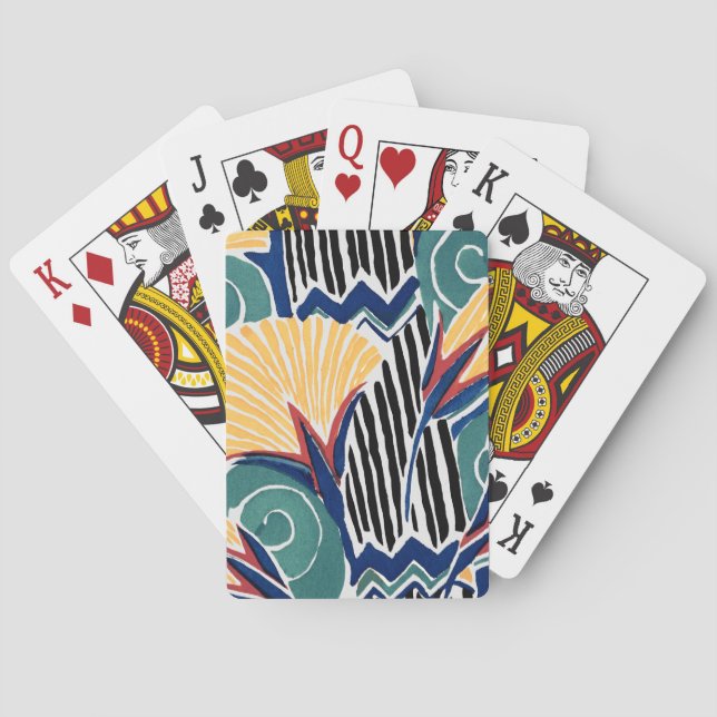 Jeu De Cartes Aesthetic flower pattern background  (dos)
