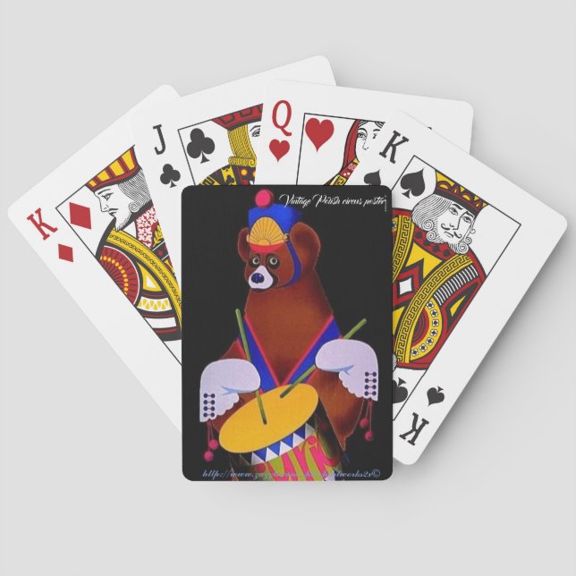 Jeu De Cartes "Affiche de cirque polonaise" (dos)