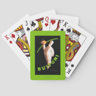 Jeu De Cartes Affiche promotionnelle de pâtes de Buitoni