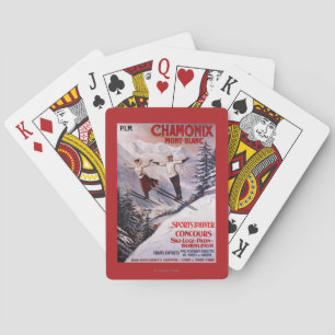 Jeu De Cartes Affiche promotionnelle de ski