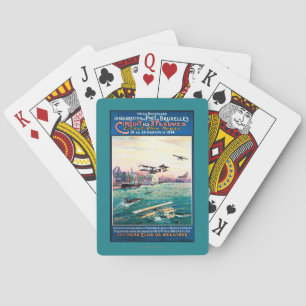Jeu De Cartes Affiche promotionnelle décommandée d'avion de