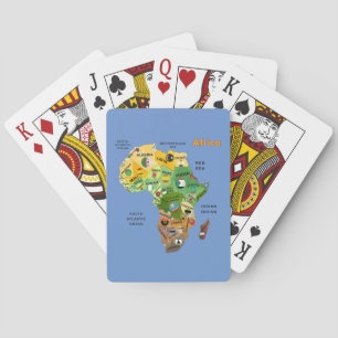 Jeu De Cartes Africa map