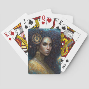 Jeu De Cartes African American Black Goddess Queen Imaginaire Ar