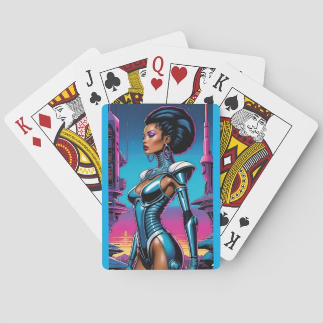 Jeu De Cartes Afrofuturisme Quatre Ken Gage Sci-Fi (dos)