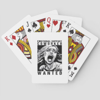 Jeu De Cartes Aide émotionnelle Coworker Recherché Funny Office 