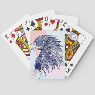 Jeu De Cartes Aigle Abstrait