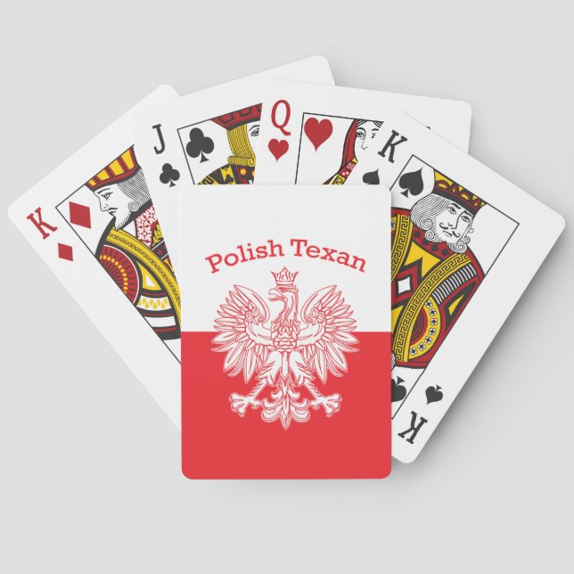 Jeu De Cartes Aigle blanc texan polonais (dos)