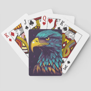 Jeu De Cartes Aigle Majestic aux couleurs vives