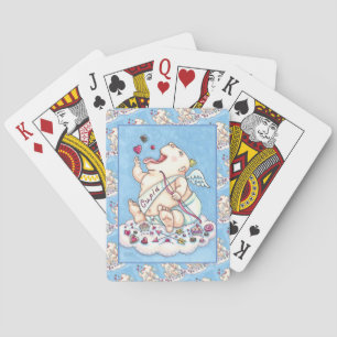 JEU DE CARTES AJOUTÉ À L'AMOUR BÉBÉ FUNNY CUPID, CHOCOLATE CANDY