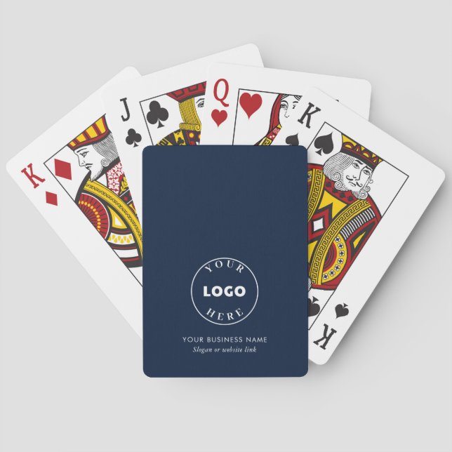 Jeu De Cartes Ajouter un logo d'entreprise Événements d'entrepri (dos)