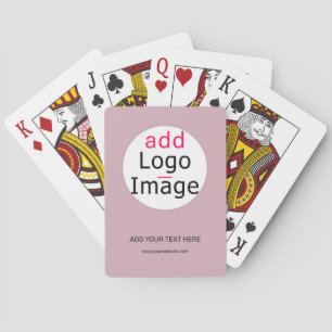 Jeu De Cartes Ajouter Votre Logo Entreprise Personnalisable Dust