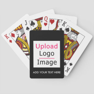 Jeu De Cartes Ajouter votre logo et texte personnalisé Moderne B