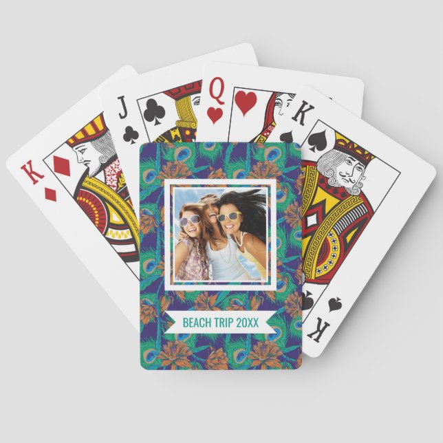 Jeu De Cartes Ajoutez vos fleurs et plumes nommées de | (dos)