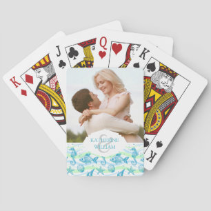Jeu De Cartes Ajoutez votre motif   marin nommé de croquis