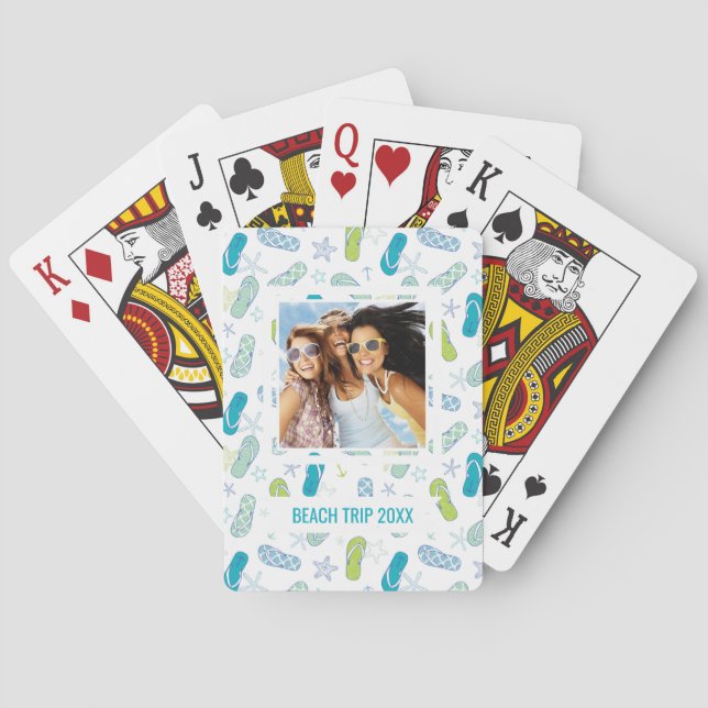 Jeu De Cartes Ajoutez votre motif nommé de bascule électronique (dos)