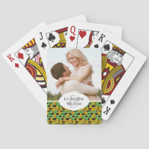 Jeu De Cartes Ajoutez votre nom   Ananas D'Or Sur Les Grilles  