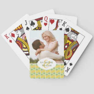 Jeu De Cartes Ajoutez votre nom   Ananas rétro