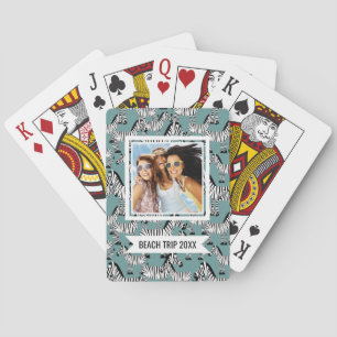 Jeu De Cartes Ajoutez votre nom Modèle Zebra