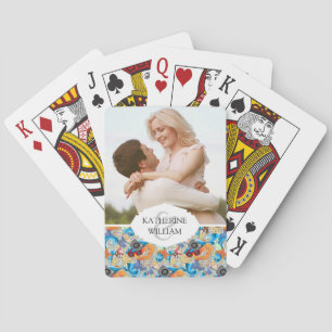 Jeu De Cartes Ajoutez votre nom   Motif d'été