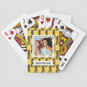 Jeu De Cartes Ajoutez votre nom   Zigzags ananas