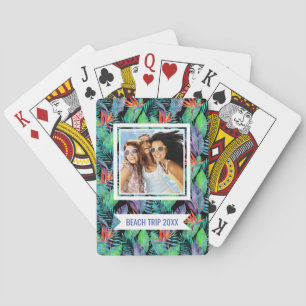 Jeu De Cartes Ajoutez votre oiseau d'aquarelle de du paradis
