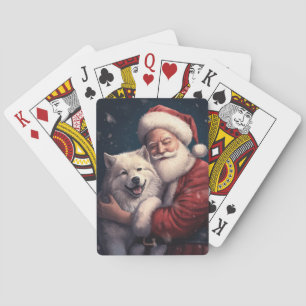 Jeu De Cartes Akita avec Noël du Père Noël
