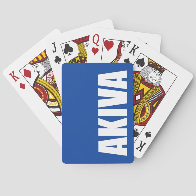 Jeu De Cartes Akiva (dos)