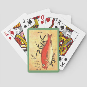Jeu De Cartes Akodai - Hiroshige's Colorful Japanese Fish Print