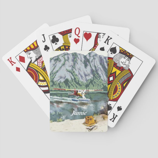 Jeu De Cartes Alaska Bush Avion Et Pêche Voyage (dos)