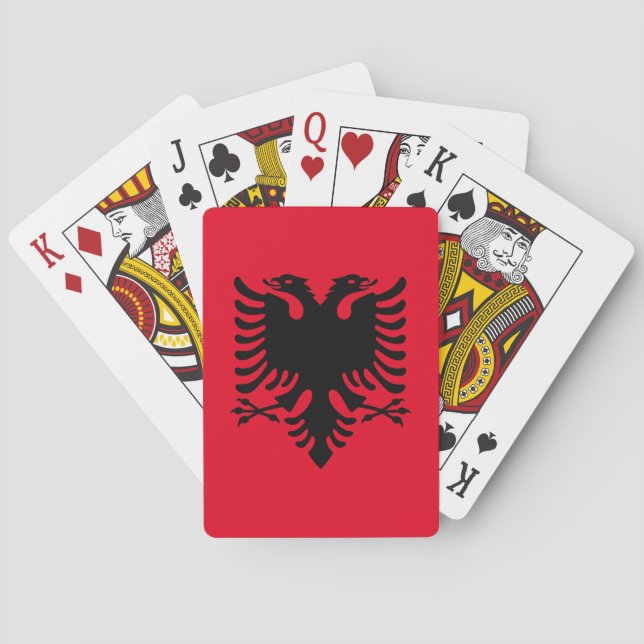 Jeu De Cartes Albanie (dos)